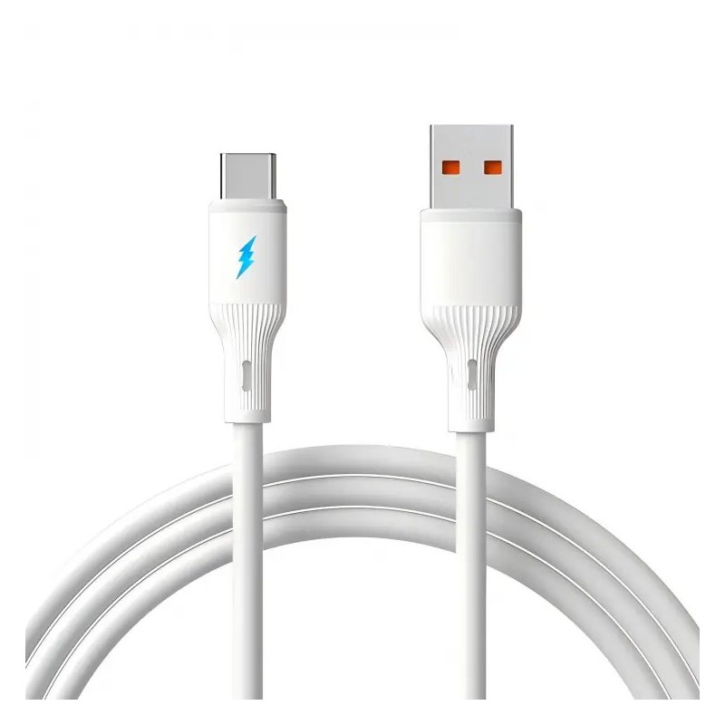 Akyga USB A / USB C ver. 2.0, silikon, LED dioda, 1,8 m
