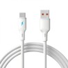 Akyga USB A / USB C ver. 2.0, silikon, LED dioda, 1,8 m