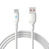 Akyga USB A / USB C ver. 2.0, silikon, LED dioda, 1m