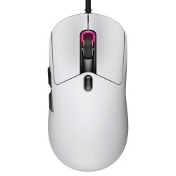 COUGAR herní myš drátová MINOS NEO WHITE, 6 tl., čip PixArt 3327, 6000dpi, 220 IPS, 63g, USB-A, Ultraflex kabel 1.8m