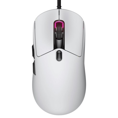 COUGAR herní myš drátová MINOS NEO WHITE, 6 tl., čip PixArt 3327, 6000dpi, 220 IPS, 63g, USB-A, Ultraflex kabel 1.8m