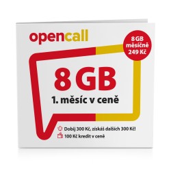 O2 Předplacená karta OpenCall