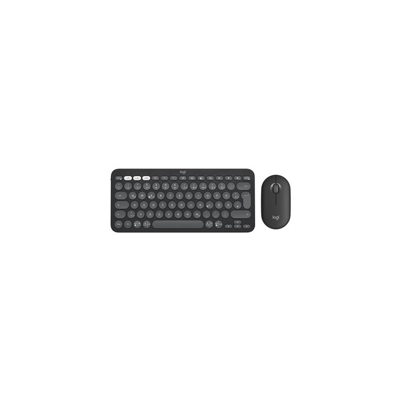 Logitech Pebble 2 Combo - TONAL GRAPHITE - US INT'L - 2.4GHZ/BT - INTNL-973 - UNIVERSAL