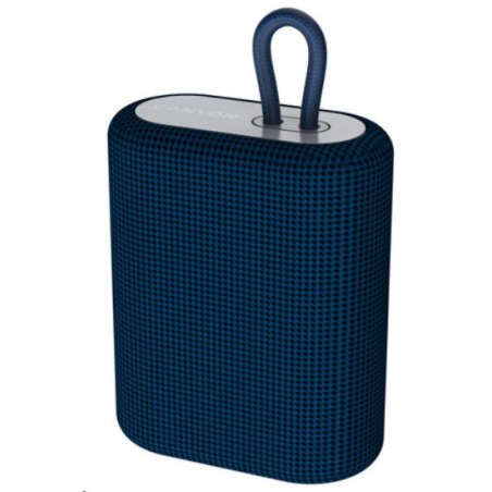CANYON reproduktor BSP-4, BT V5.0, BLUETRUM AB5365A, 5W, 1200mAh, USB-C, microSD, modrá