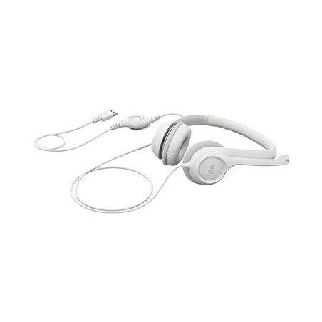 Logitech Corded USB Headset H390 - EMEA - OFF-WHITE