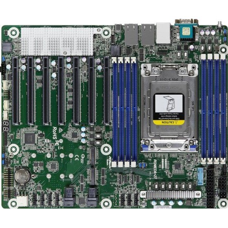 ASRock Rack ROMED8-2T 1x SP3, 8xDDR4 ECCreg, 9x SATA, 2x M.2(22110,2280), 7x PCIe4 x16, 2x 10Gb LAN, IPMI ROMED82TBCM