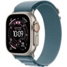Apple Watch Ultra 3 GPS + Cellular 49mm Natural Titanium Case with Light Blue Alpine Loop - Medium