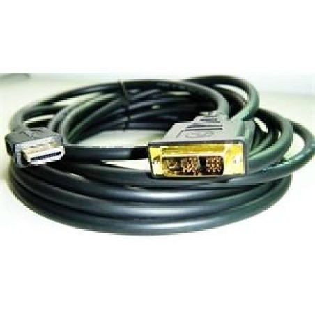 Gembird kábel HDMI (M) na DVI (M), pozlátené konektory, 4.5 m, čierny, bulk balenie
