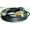 Gembird kábel HDMI (M) na DVI (M), pozlátené konektory, 4.5 m, čierny, bulk balenie