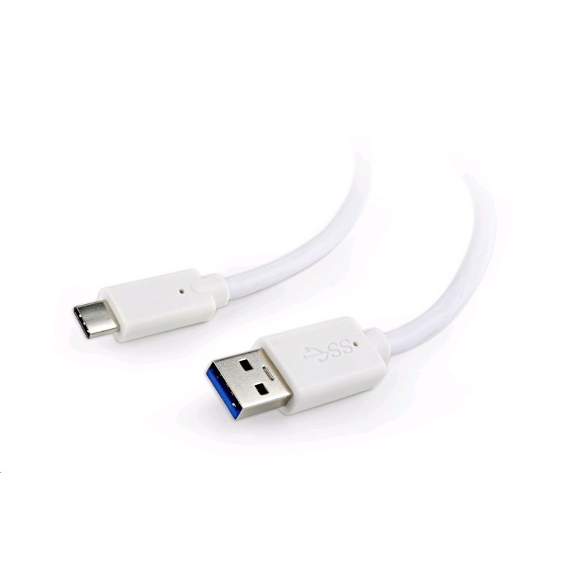 Gembird kábel USB 3.0 (AM) na USB 3.1 (CM), 1.8 m, biely