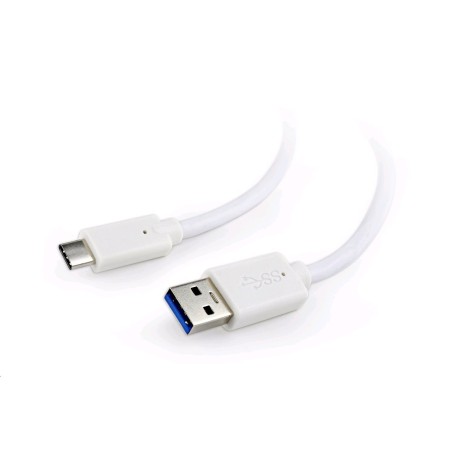 Gembird kábel USB 3.0 (AM) na USB 3.1 (CM), 1.8 m, biely