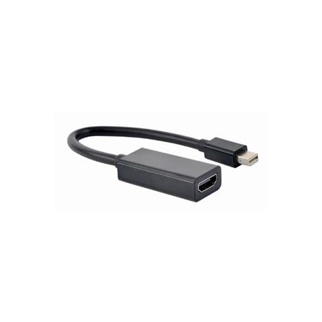 Gembird adaptér Mini DisplayPort (M) na HDMI (F), 4K, 0.15 m kábel, čierny