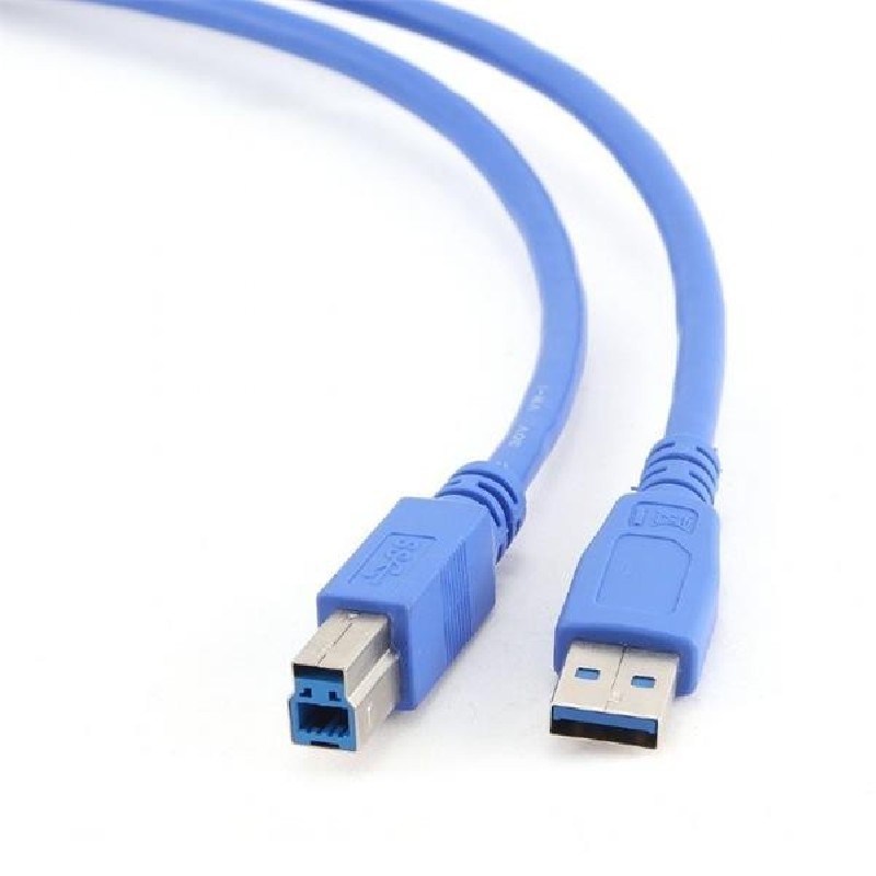 Gembird kábel USB 3.0 (AM) na USB 3.0 (BM), 3 m, modrý