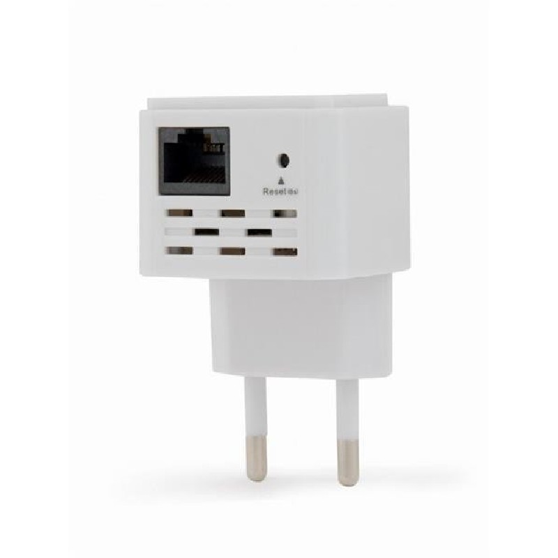 Gembird Wi-Fi repeater / extendér, 300 Mbps, biely
