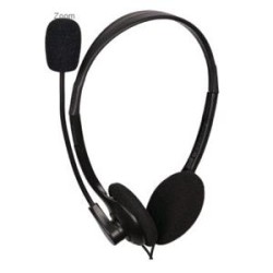 Gembird Stereo headset s mikrofónom, 2 x 3.5 mm miniJack, čierny MHS123