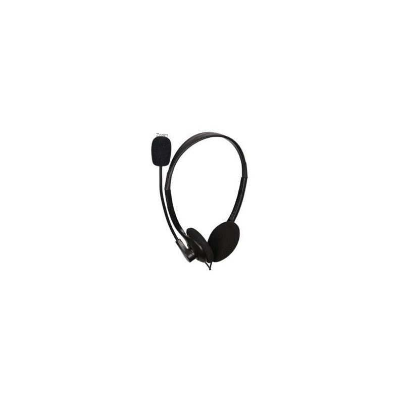 Gembird Stereo headset s mikrofónom, 2 x 3.5 mm miniJack, čierny MHS123