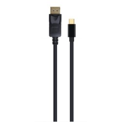 Gembird kábel Mini DisplayPort (M) na DisplayPort (M), 4K/30Hz, 1.8 m, čierny