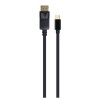 Gembird kábel Mini DisplayPort (M) na DisplayPort (M), 4K/30Hz, 1.8 m, čierny