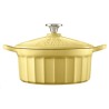 BUYDEEM CP521, Enameled Cast Iron Dutch Oven 2,9L, color Mellow Yellow