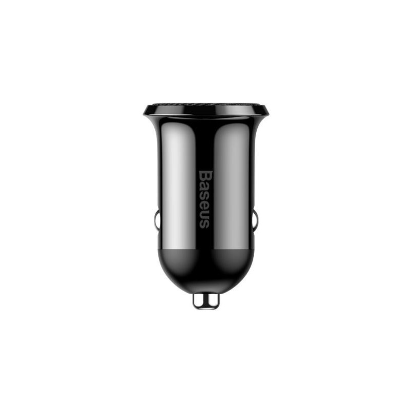Baseus CCALLP-01 Grain Pro Nabíječka do Auta 2xUSB 4.8A Black