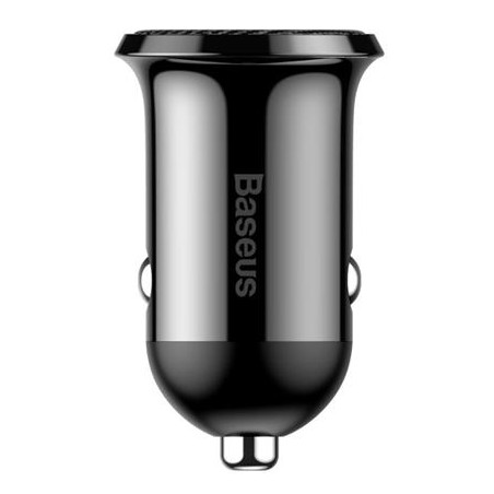 Baseus CCALLP-01 Grain Pro Nabíječka do Auta 2xUSB 4.8A Black