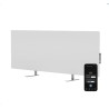 AENO GH3s Chytré Topení, infrared + konvekce, tvrzené sklo,LED displej, 700W, Bílá