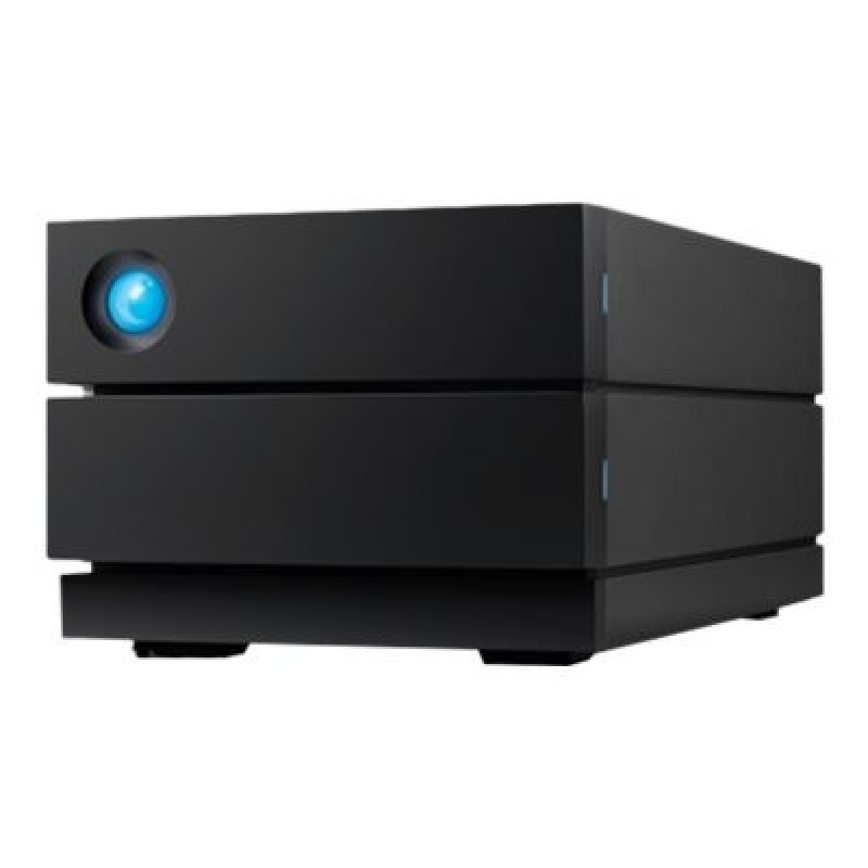 LaCie HDD Externí 2big Dock RAID 3.5" 8TB - USB 3.2 Gen2 Type C, Černá