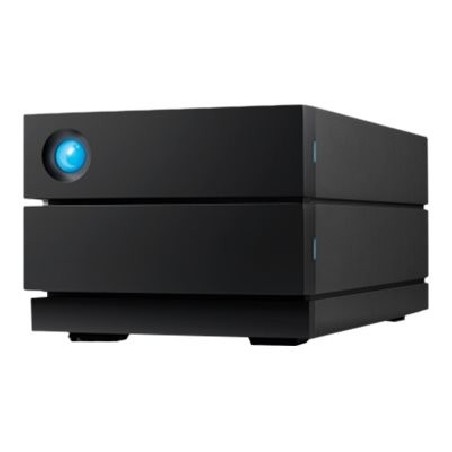 LaCie HDD Externí 2big Dock RAID 3.5" 8TB - USB 3.2 Gen2 Type C, Černá
