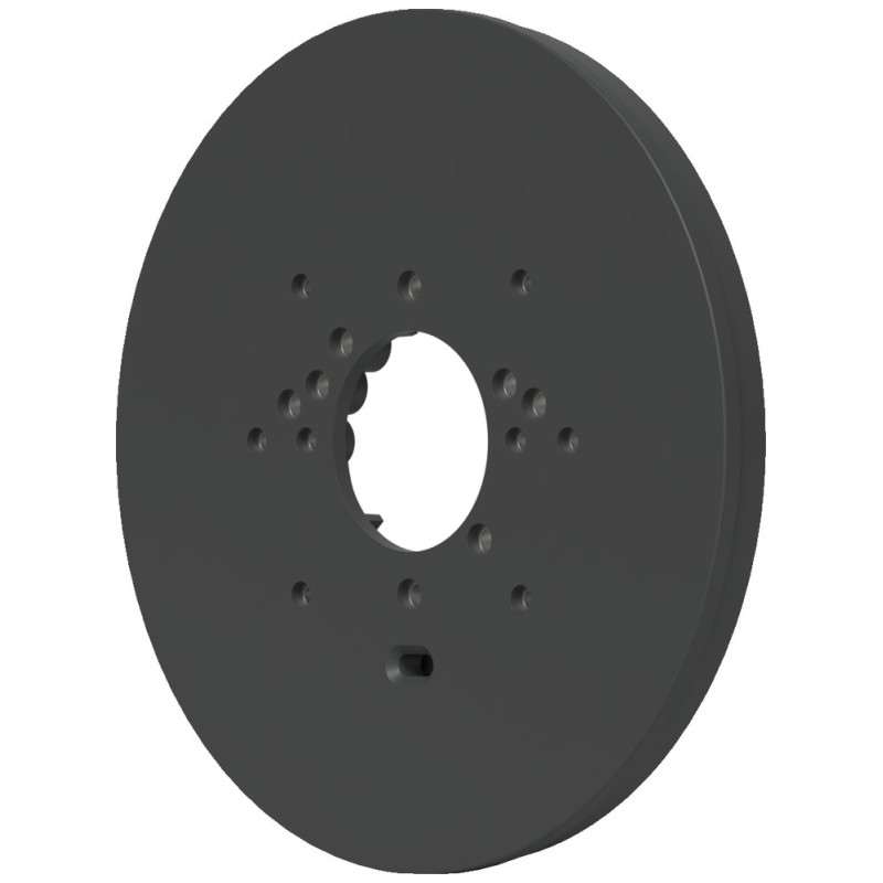 Ubiquiti Gang Box Mounting Plate 4 Octagon, 3.5 Round, 4 Square, Single, 4 Round, and European, black