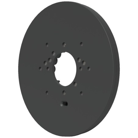 Ubiquiti Gang Box Mounting Plate 4 Octagon, 3.5 Round, 4 Square, Single, 4 Round, and European, black