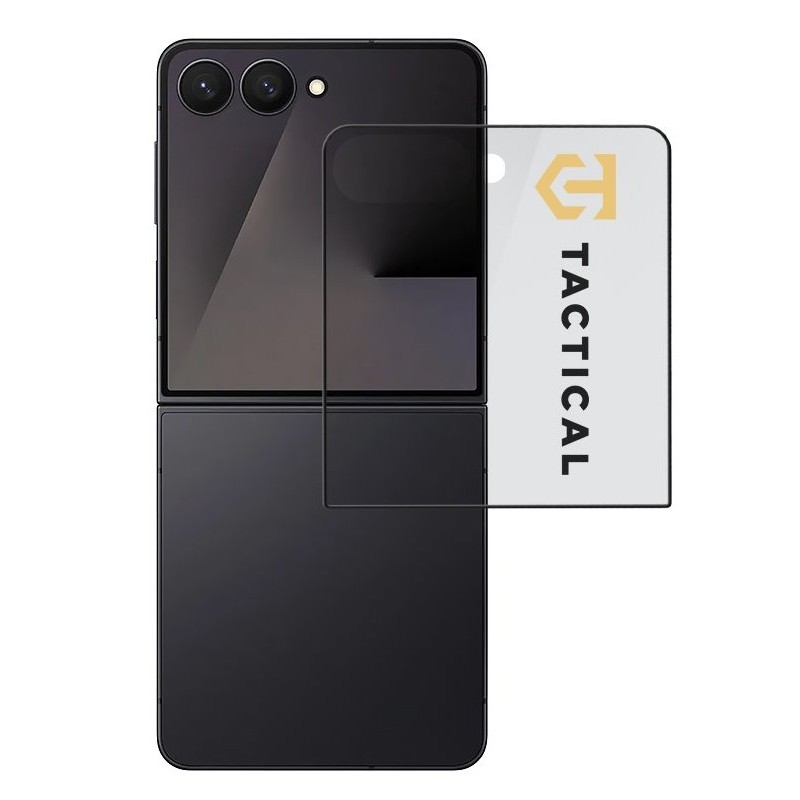 Tactical Glass Shield 5D sklo (Vnější) pro Samsung Galaxy Z Flip 7 Black