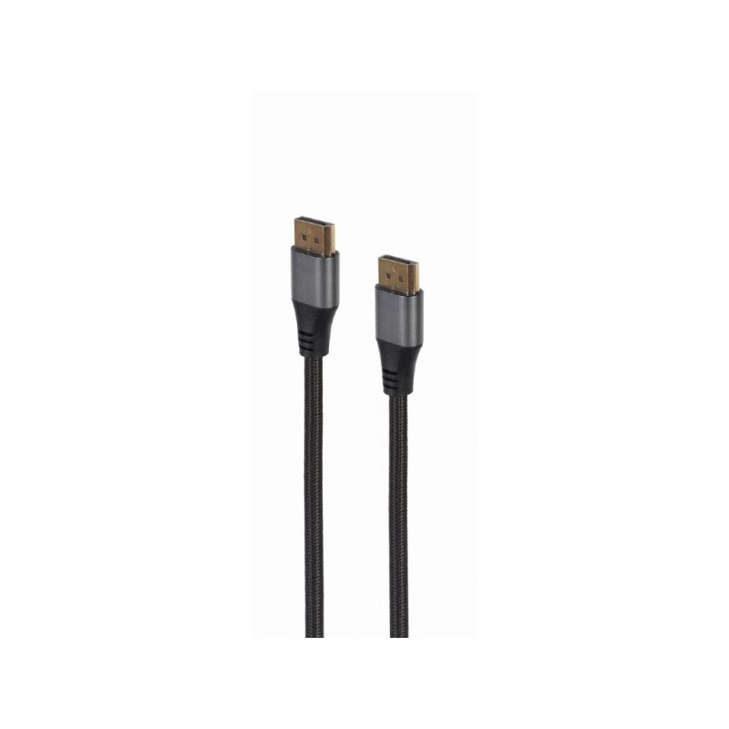 Gembird kábel DisplayPort (M/M), 8K, Premium, 1.8 m, čierny