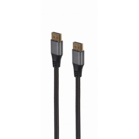 Gembird kábel DisplayPort (M/M), 8K, Premium, 1.8 m, čierny