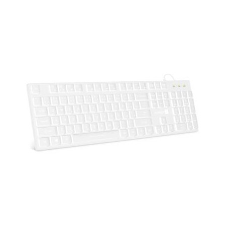 CONNECT IT Chocolate WhiteStar kancelářská podsvícená klávesnice (CZ + SK verze) WHITE