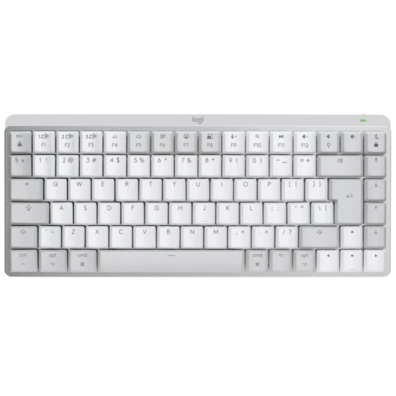 Logitech MX Mechanical Mini for Mac Minimalist Wireless Illuminated Keyboard - PALE GREY - US INT'L - EMEA