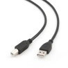 Gembird kábel USB 2.0 AM na USB 2.0 BM, prémiový, 1m, čierny