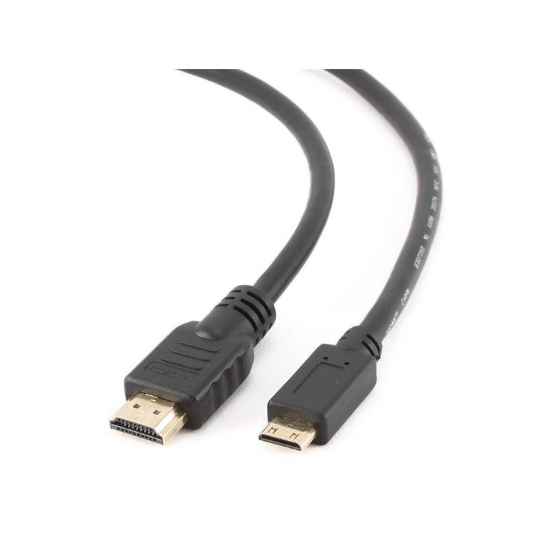 Gembird kábel HDMI (M) na mini HDMI (M) s Ethernetom, High speed, 3m, čierny