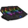 CONNECT IT NEO RGB chladicí podložka pod notebook, ČERNÁ