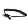 GEMBIRD Kabel USB A Male/Lightning Male, 1,5m, černý, kroucený