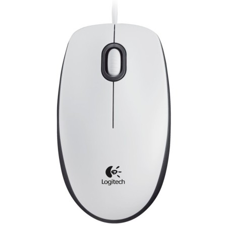 Logitech Corded Mouse M100 WHITE - EMEA