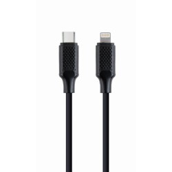 Gembird kábel nabíjací USB-C (M) na 8pin Lightning (M), 1,5 m, plast, čierny