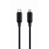 Gembird kábel nabíjací USB-C (M) na 8pin Lightning (M), 1,5 m, plast, čierny