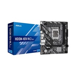 ASRock MB Sc LGA1700 H610M-HDV/M.2 R2.0, Intel H610, 2xDDR4, 1xDP, 1xHDMI, 1xVGA, mATX