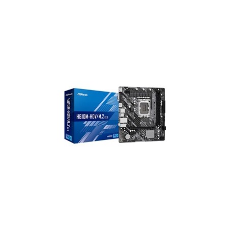 ASRock MB Sc LGA1700 H610M-HDV/M.2 R2.0, Intel H610, 2xDDR4, 1xDP, 1xHDMI, 1xVGA, mATX