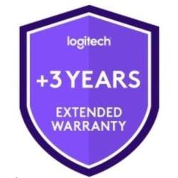 Logitech Extended Warranty - Prodloužená dohoda o službách (pro video conferencing devices) - 3 let - pro Rally Plus
