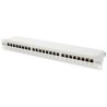 Premium Patch panel 24xRJ45, CAT6, STP, šedý