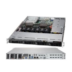SUPERMICRO 1U chassis 4x 3,5/2.5" HS SAS/SATA, 2x500W (80PLUS Platinum), WIO, X11