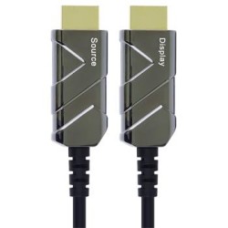 PremiumCord Ultra High Speed HDMI 2.1 optický fiber kabel 8K@60Hz,zlacené 50m KPHDM21X50