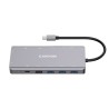 CANYON replikátor portů DS-12 13v1, 1xUSB-C PD 100W, 2xHDMI (4K), VGA, 4xUSB-A, RJ45 Gb, 3.5mm jack, SD/micro čtečka
