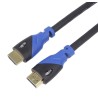 PremiumCord 4K HDMI 2.0b High Speed + Ethernet kabel, zlacené pružné konektory, 0,5m
